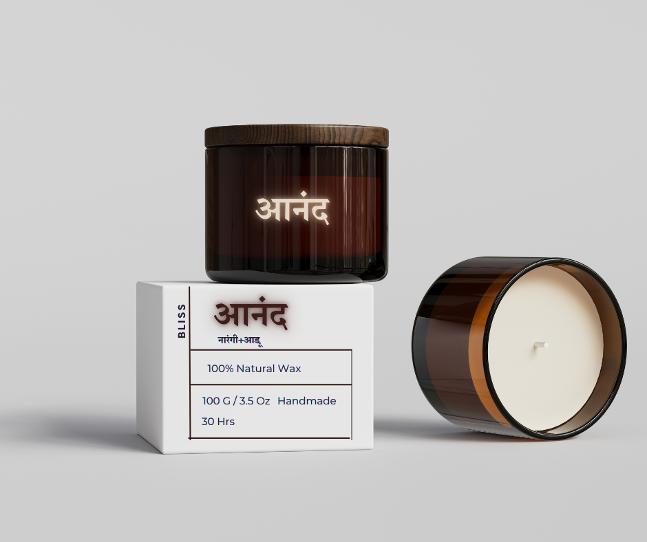 BLISS (आनंद Relax & Calm | Aromatherapy Scented Candles)