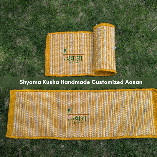 Shyama Kusha Customized Āasan – Perfect for Temples, Meditation & Home Worship