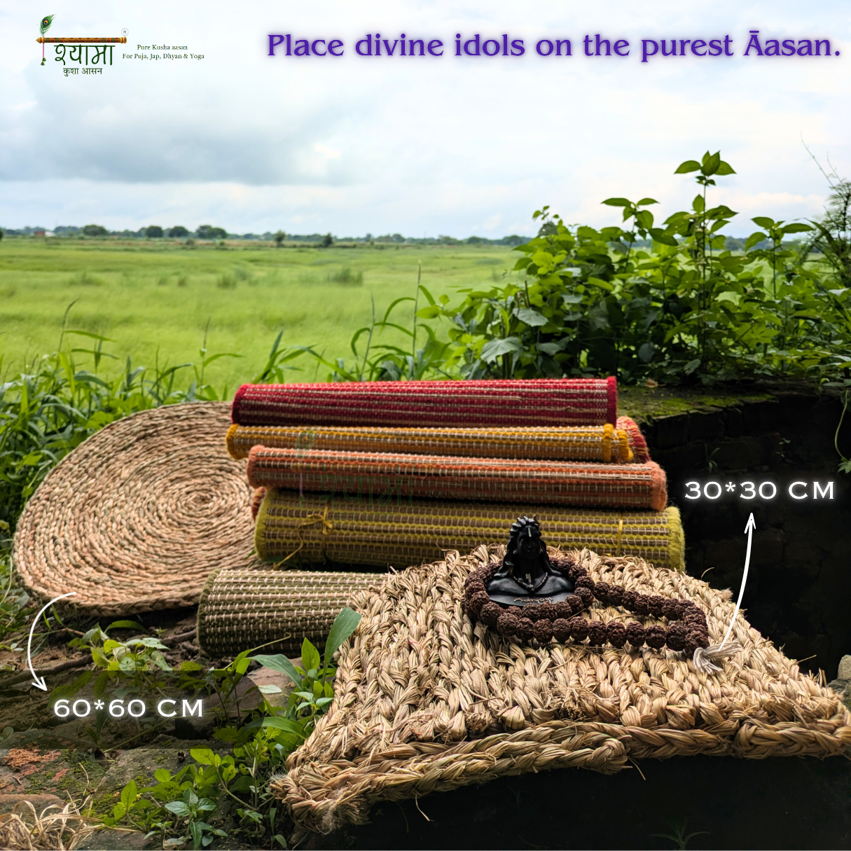Kusha Aasan For Divine Idols