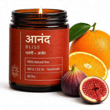 BLISS (आनंद Relax & Calm | Aromatherapy Scented Candles)