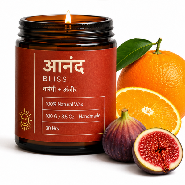 BLISS (आनंद Relax & Calm | Aromatherapy Scented Candles)
