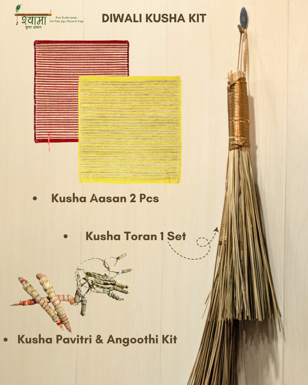 Diwali Kusha Grass Combo Kit