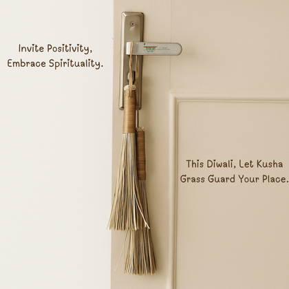 Kusha (Darbha) Grass Toran - Sacred Essentials for Door - 1 Toran Set / 0