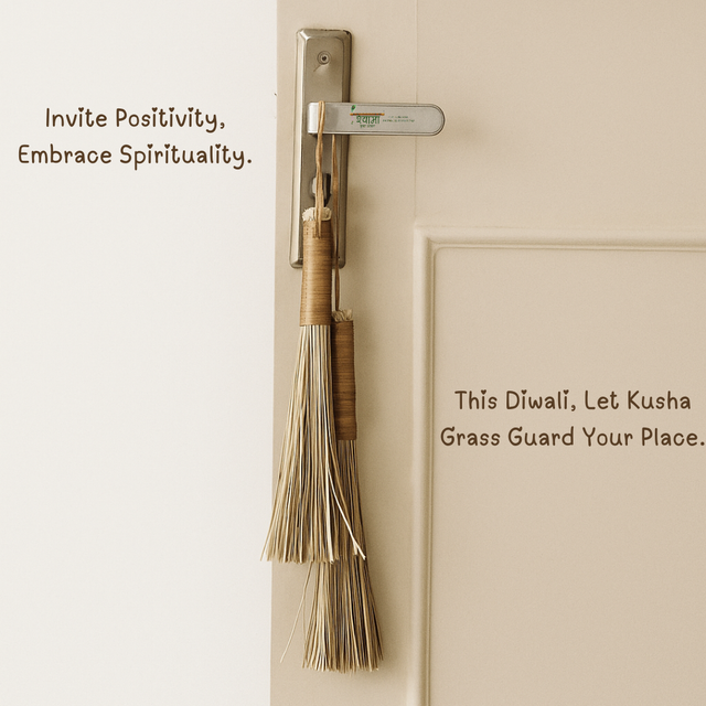 Kusha (Darbha) Grass Toran - Sacred Essentials for Door - 1 Toran Set / 0