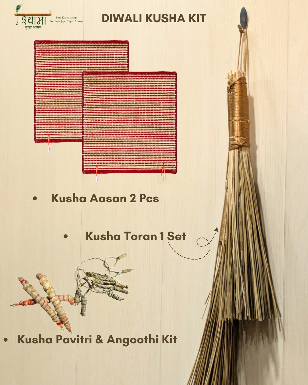 Diwali Kusha Grass Combo Kit