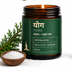 YOG ( योग  Refresh & Rejuvenate | Aromatherapy Scented Candles )