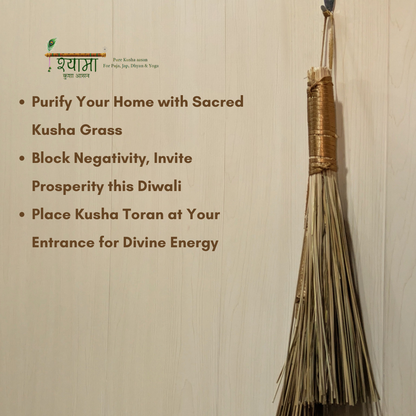 Kusha (Darbha) Grass Toran - Sacred Essentials for Diwali