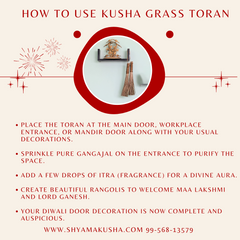 Kusha (Darbha) Grass Toran - Sacred Essentials for Door