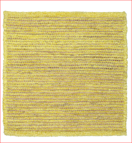 Kusha Grass & Silk Aasan for Meditation, Jap & Dhyan ( Long Hours of Comfortable Sitting ) 60 * 60 CM - Yellow