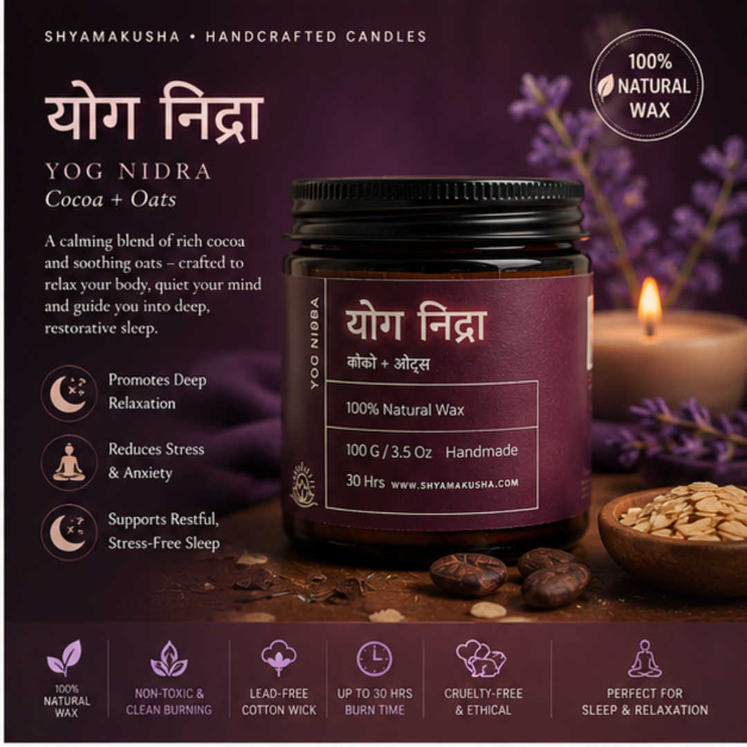 YOG NIDRA (योग निद्रा Sleep & Destress | Aromatherapy Scented Candles)