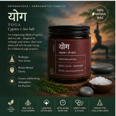 YOG ( योग  Refresh & Rejuvenate | Aromatherapy Scented Candles )