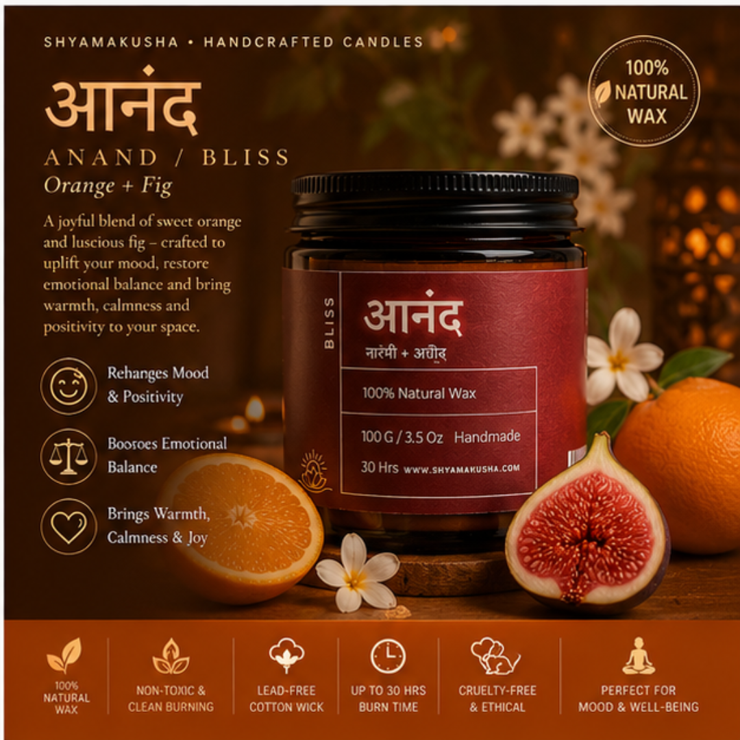 BLISS (आनंद Relax & Calm | Aromatherapy Scented Candles)