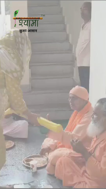 Kusha Grass Aasan Donation In Temple, Sanskrit Students, Yogis & Spiritual Gurus ( Pack of 5)